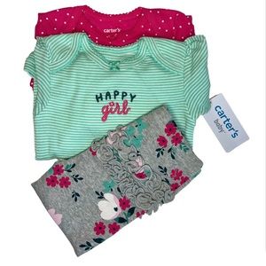 📌 Carter's Soft Cotton Three-Piece Baby Set (9 Months) Original price $24